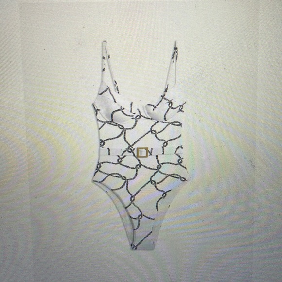 WeWoreWhat Danielle One Piece - Rope Navy - Picture 1 of 1